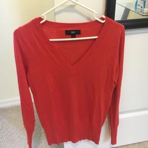 orange Massimo sweater V- Neck size S